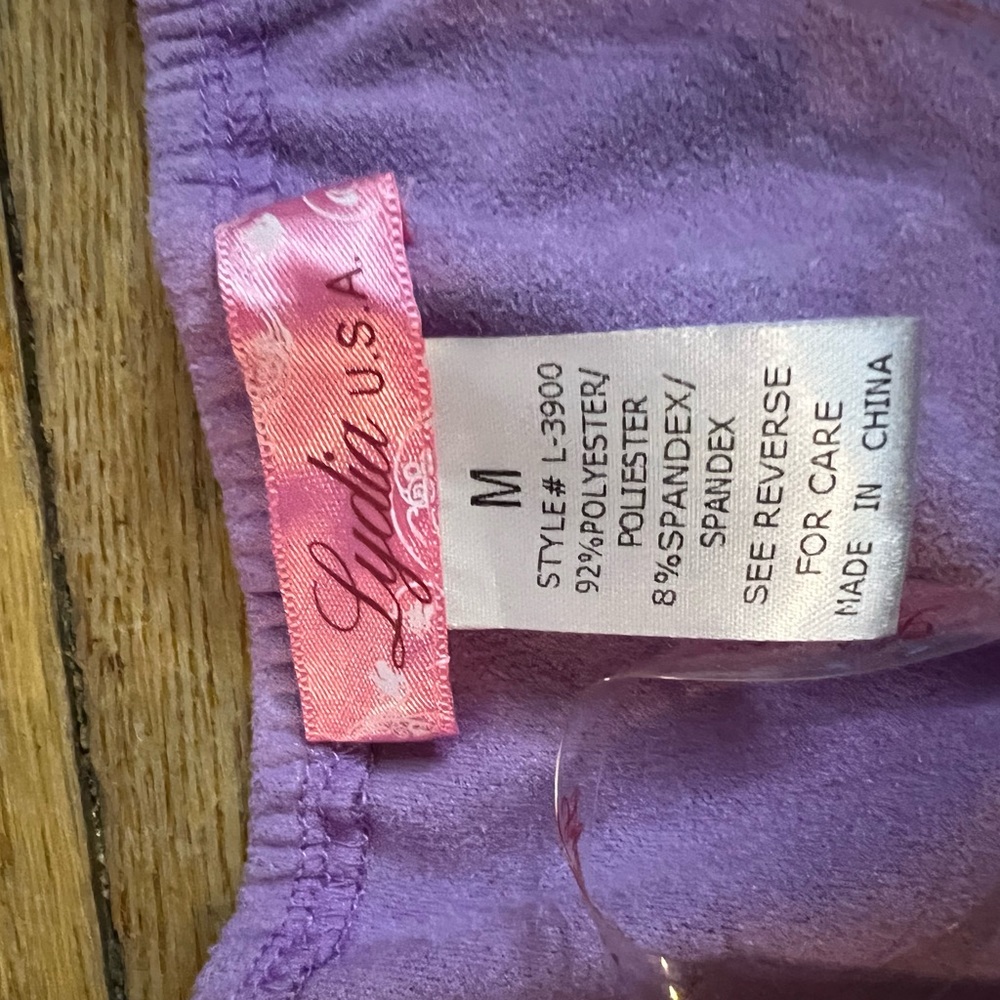 Sexy Sexy Zip-Up Lavender Bustier; Never Worn!!